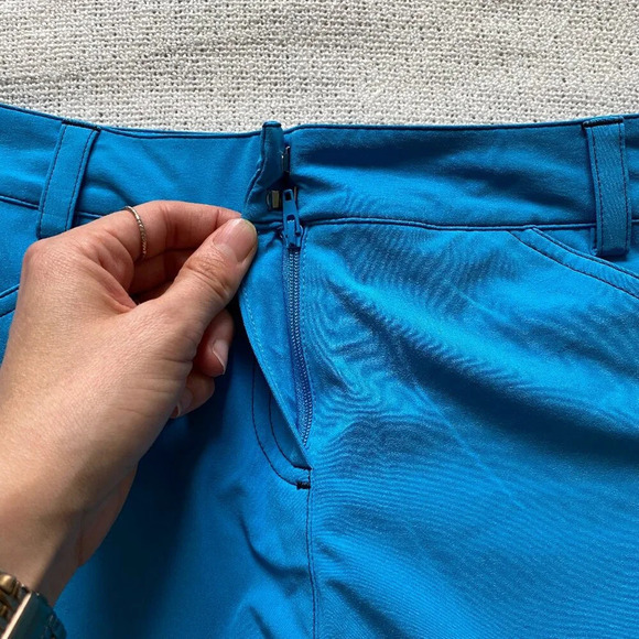 ANNIKA Cutter & Buck Blue Mini Golf Skort Skirt Size 4 - Picture 3 of 7